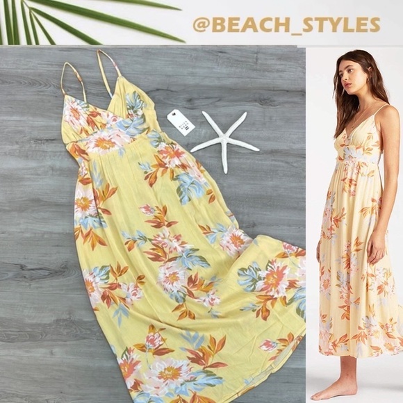 🔆BILLABONG🔆 HONEY MIDI DRESS - Picture 1 of 15